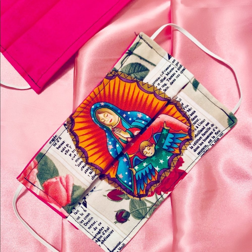 Virgen de Guadalupe Handmade Face Cover
